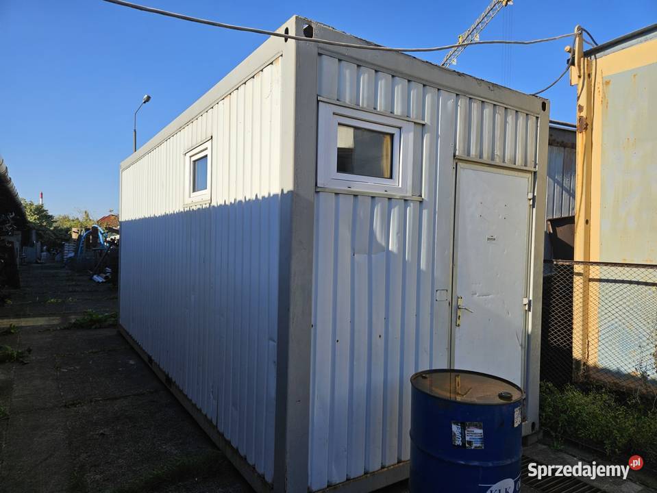 Kontener socjalny sanitarny stróżówka magazynowy Koło
