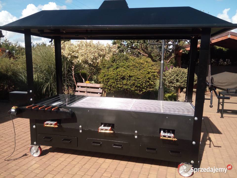 Gastronomiczny grill cateringowy gazowy węglowy