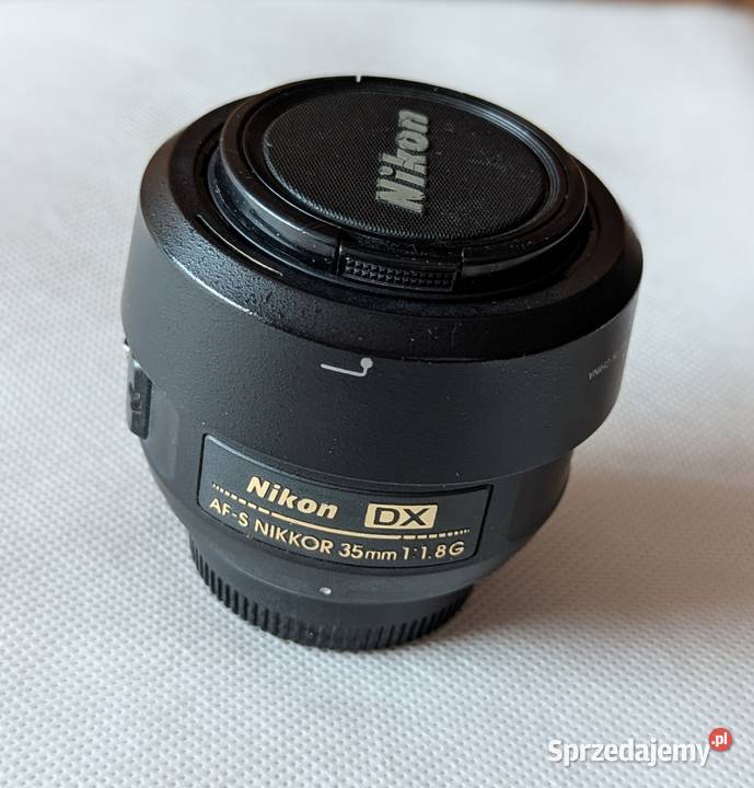 Obiektyw Nikon Nikkor AFS 35mm f18G DX Stan Obiektywy mazowieckie Warszawa