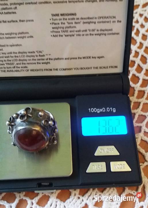 Orno Stary pierscionek srebrne Pierścionki świętokrzyskie