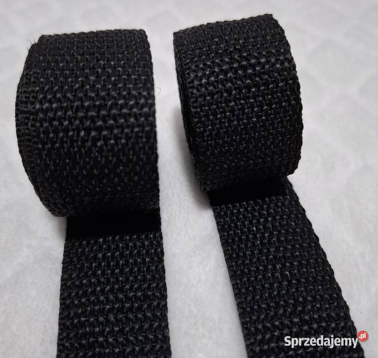 Paski pas parciany czarny taśma 115x24 2 Czeladź