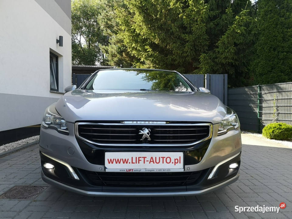 Peugeot 508 20HDI 163 Klimatr Full Led Automat przyciemniane szyby dolnośląskie Strzegom sprzedam