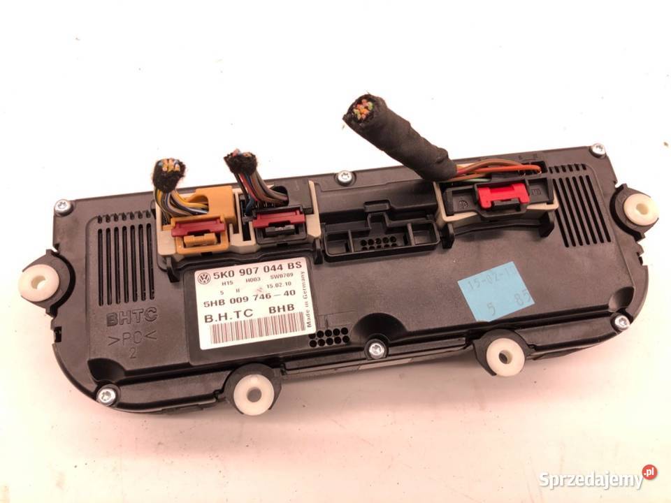 PANEL STEROWANIA NAWIEWU VW GOLF VI 5K0907044BS Części samochodowe
