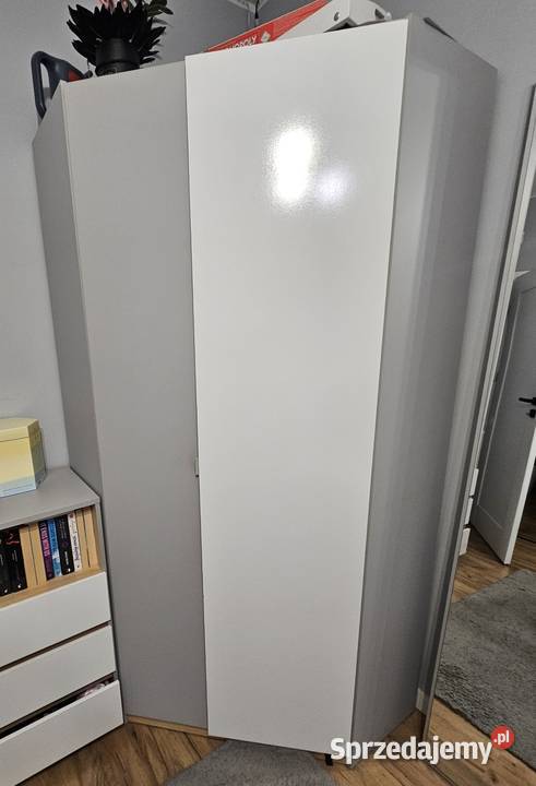 szafa narożna Nandu Black Red White Kościan