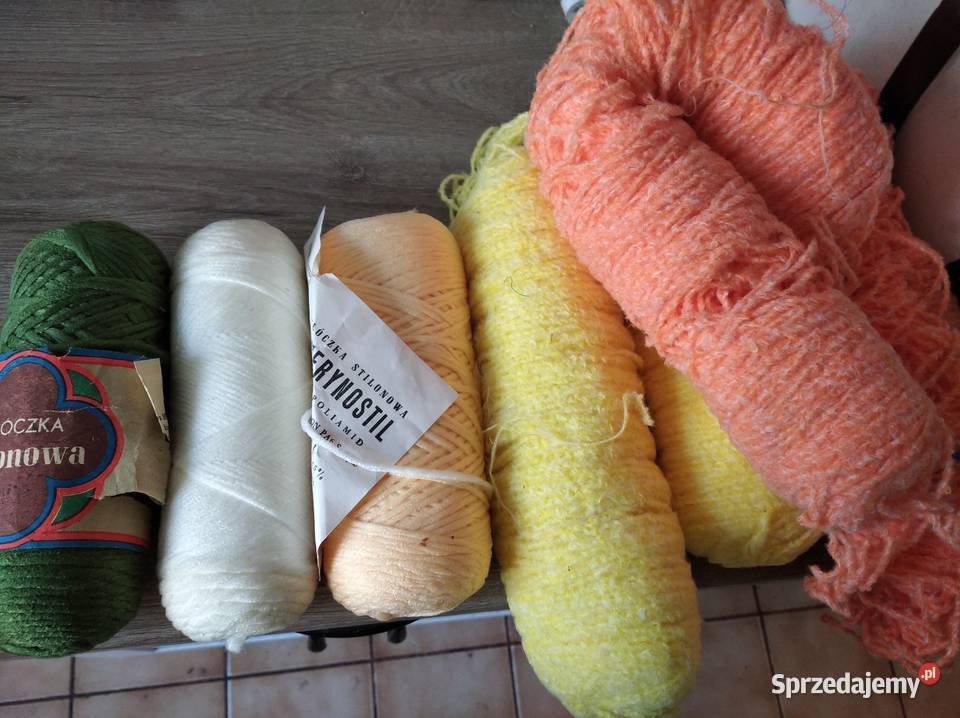 Włóczki przybory robótki ręczne Warszawa sprzedam