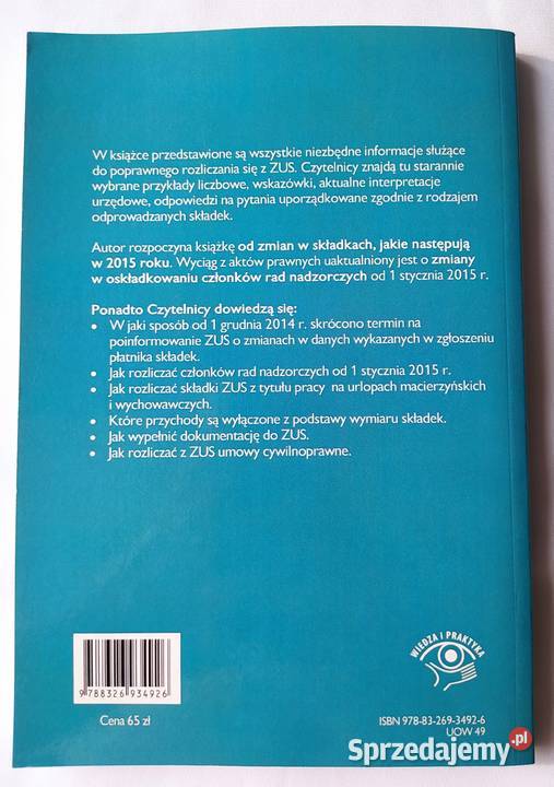SKŁADKI 2015 zmiany dokumentacja rozliczenia z podlaskie Hajnówka