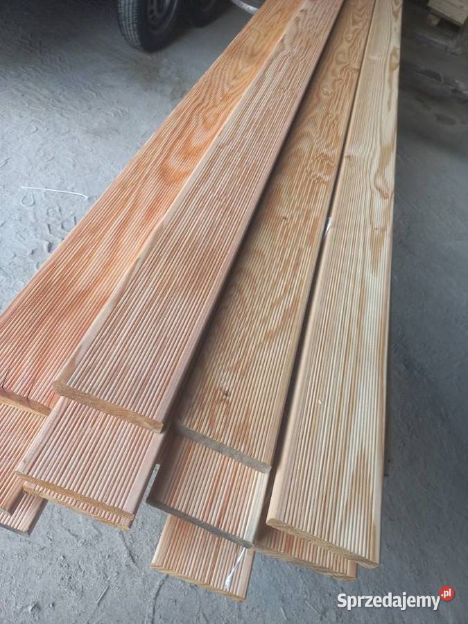 Deska tarasowa ryflowanagładka Modrzew Białystok sprzedam