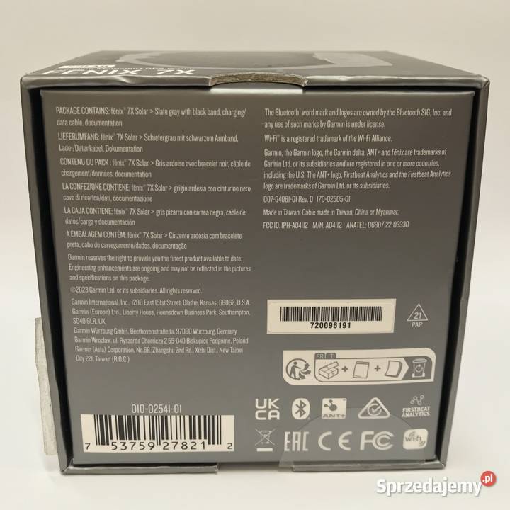 Garmin Fenix 7X Solar 51 mm GPS Power Glass Warszawa
