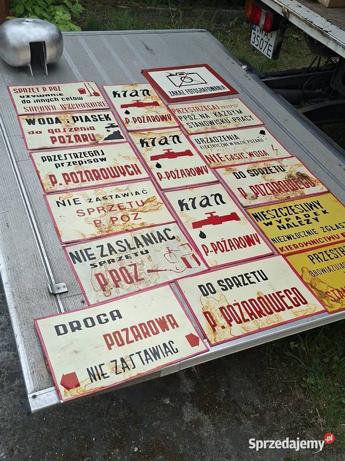 Stare tablice prl Pozostałe Pozostałe Warszawa