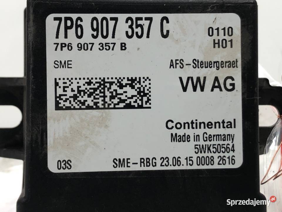 MODUŁ ŚWIATEŁ VW PASSAT B8 7P6907357C STEROWNIK