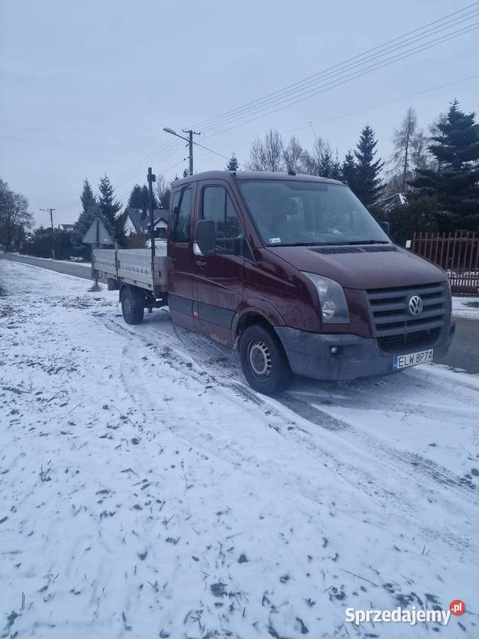 Volkswagen crafter 25tdi doka 7 osób wspomaganie kierownicy