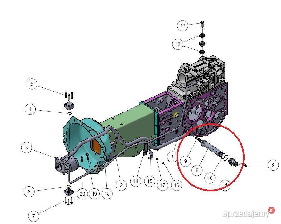 Filtr hydrauliki Mitsubishi VST MT180222270927 Tajęcina