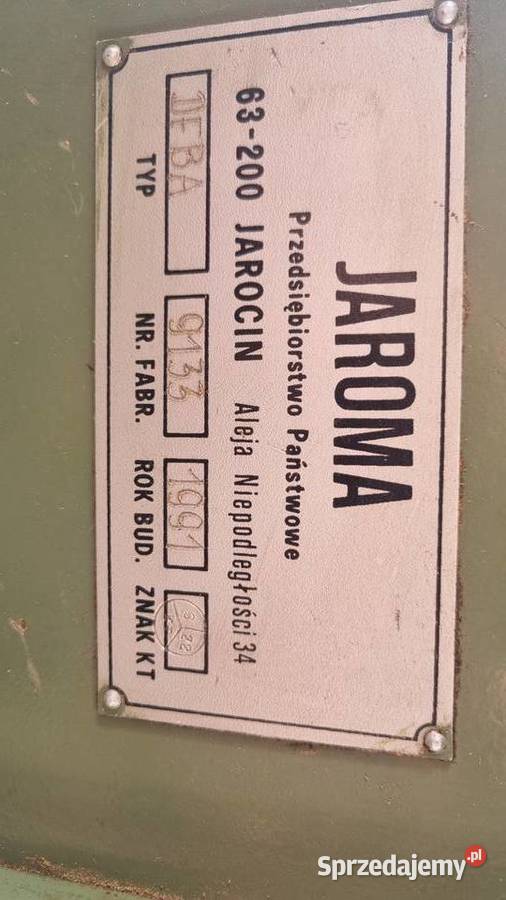 Frezarka dolnowrzecionowa JAROMA DFBA Produkcja Karsin sprzedam