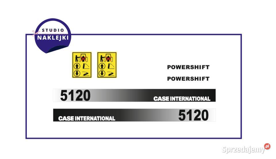 Naklejki traktor ciągnik CASE 5120 International