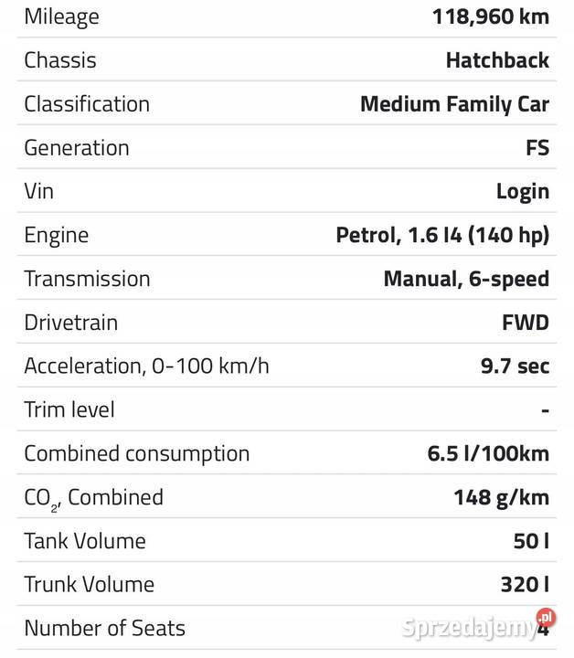 SILNIK Kia Carens IV Ceed Ceed II 16 GDI 140