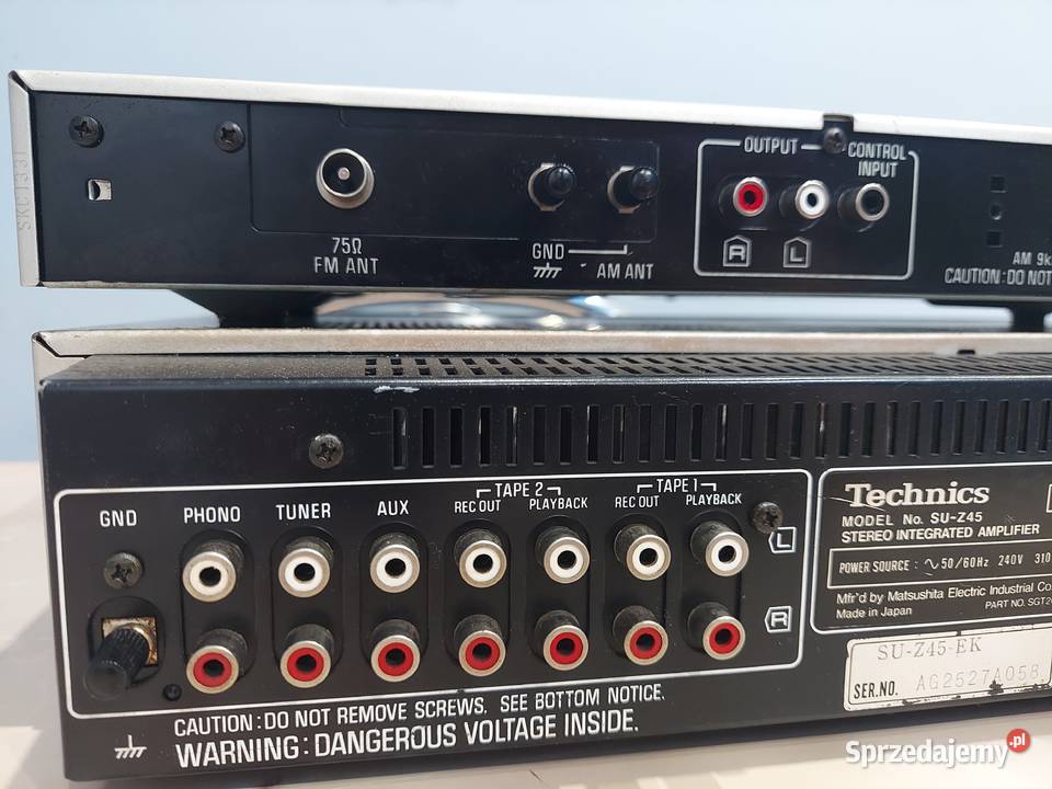 Technics Amplifier SUZ45 and Technics Tuner podlaskie Łapy