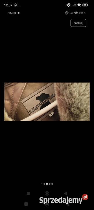 Sprzedam kurtkę męska skórzana podkarpackie Dąbie sprzedam