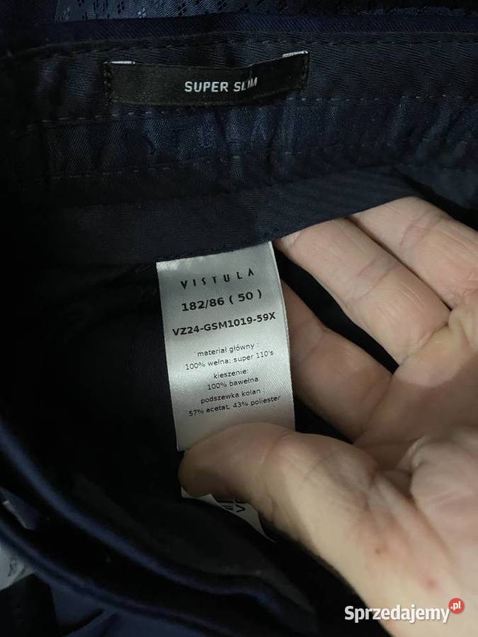 Garnitur granatowy Vistula Welna gladki Niepołomice