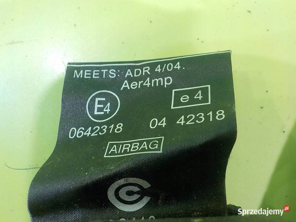 KIA CARENS IV 14r 5D pas bezpieczenstwa lewy Części samochodowe Suków sprzedam