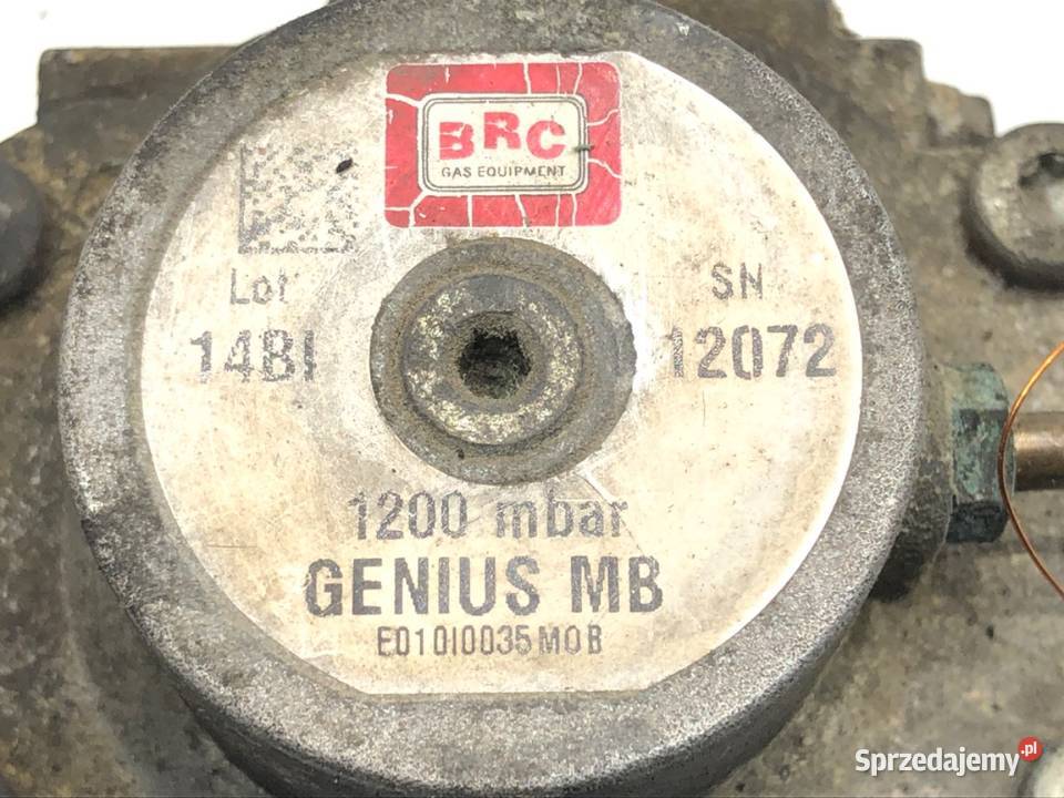 REDUKTOR DO GAZU LPG BRC GENIUS 1200 PAROWNIK osobowe Elementy instalacji LPG