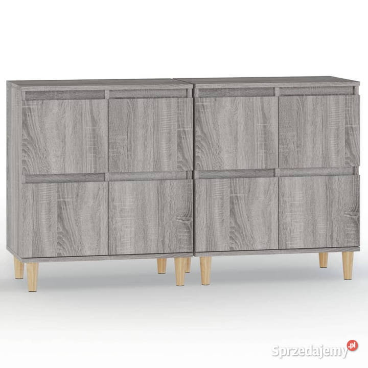 Komody 2 szary dąb sonoma 60x35x70 WM3185757
