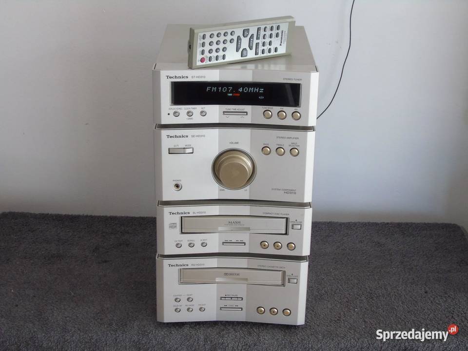 Wieża Technics SEHD310 pilot sprawna WYSYŁKA Jasło