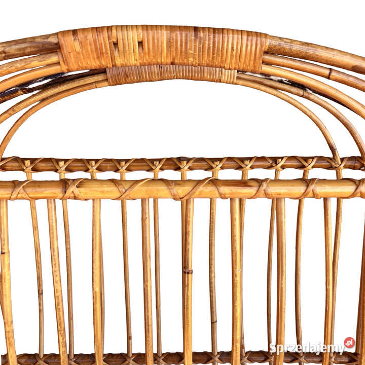 Gazetnik wiklinowy Skandynawski styl Dania lata