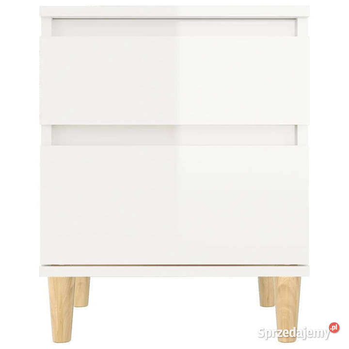 Szafka nocna biała wysoki połysk 40x35x50 Warszawa