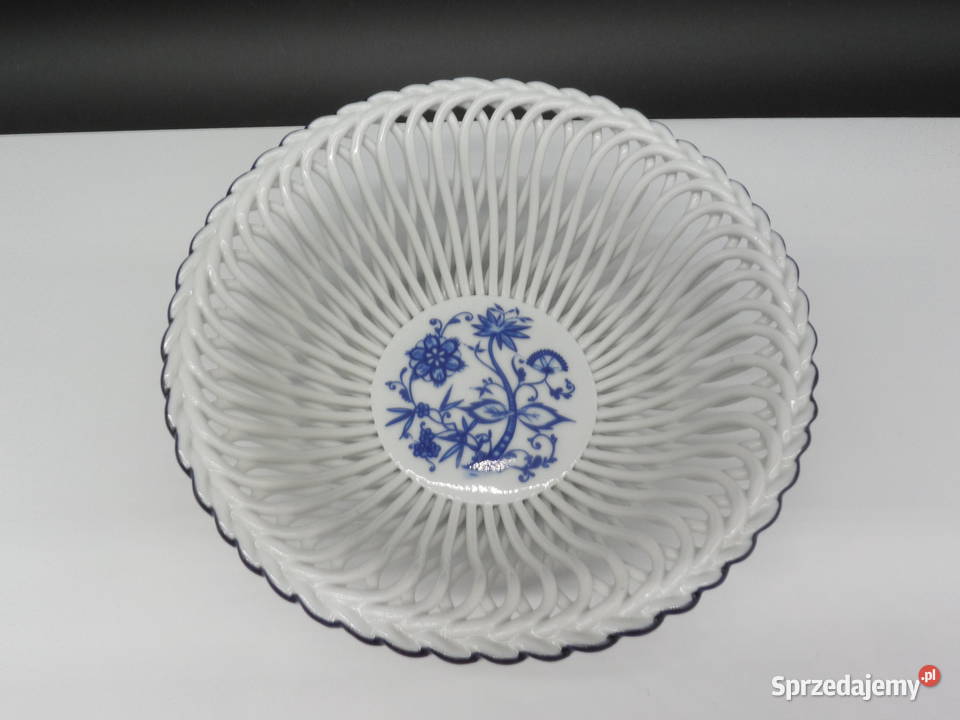 Ażurowy Koszyczek Porcelanowy Triptis Porcelana i szkło Raszków sprzedam