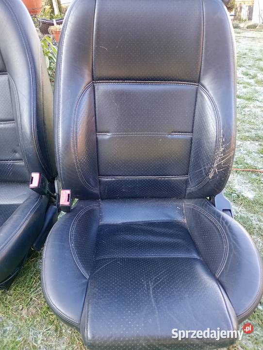 Fiat barchetta fotele czarne skóra Kłodzko sprzedam
