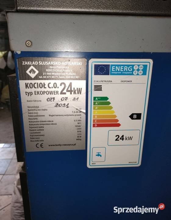 Piec na ekogroszek z podajnikiem klasa 5 Międzyrzec Podlaski
