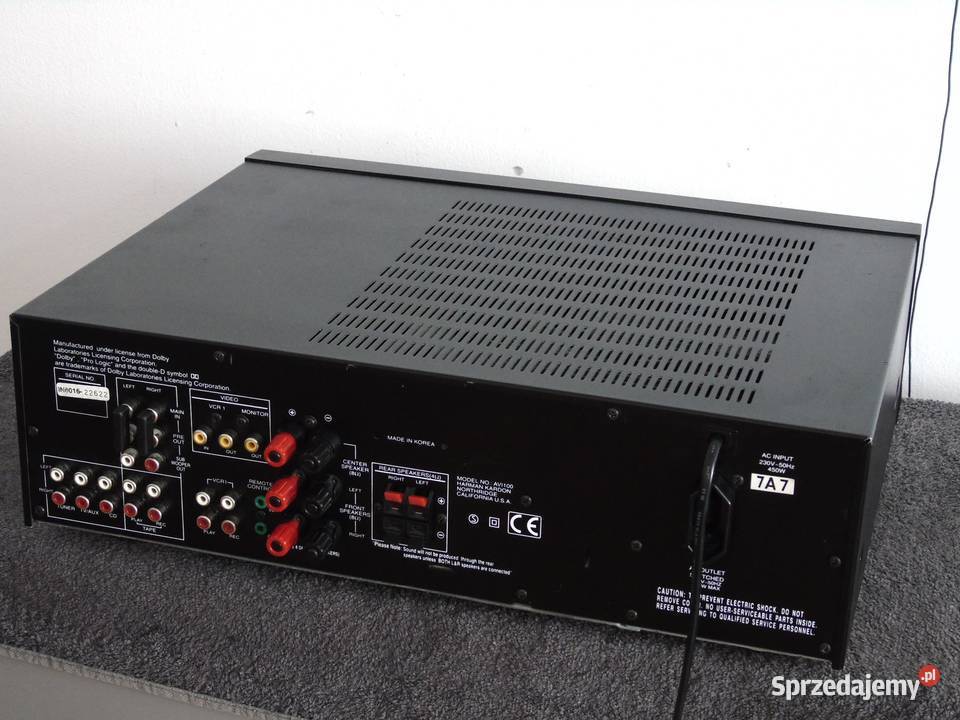 Wzmacniacz Harman Kardon AVl100 mocny i sprawny Jasło