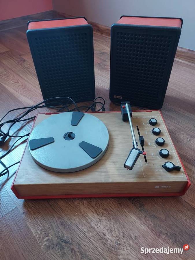 Gramofon Unitra Fonica oryginalne głośniki PRL Buczkowice
