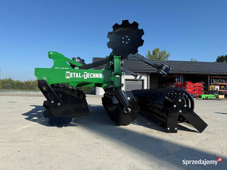 02 Brona talerzowa MetalTechnik 30m wał daszkowy Strzelin sprzedam