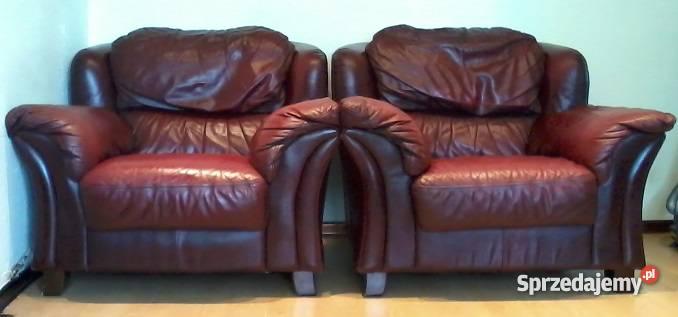Kenya sofa dwa fotele skóra Komplety mebli mazowieckie Warszawa