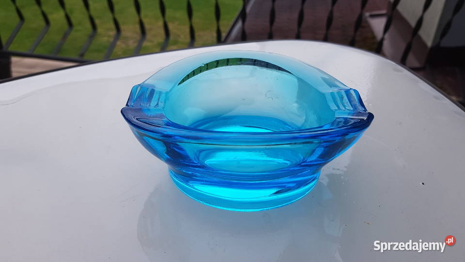 Szklana turkusowa miseczka sprzedam