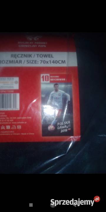 Nowy ręcznik kąpielowy Grzegorz Krychowiak Świętajno