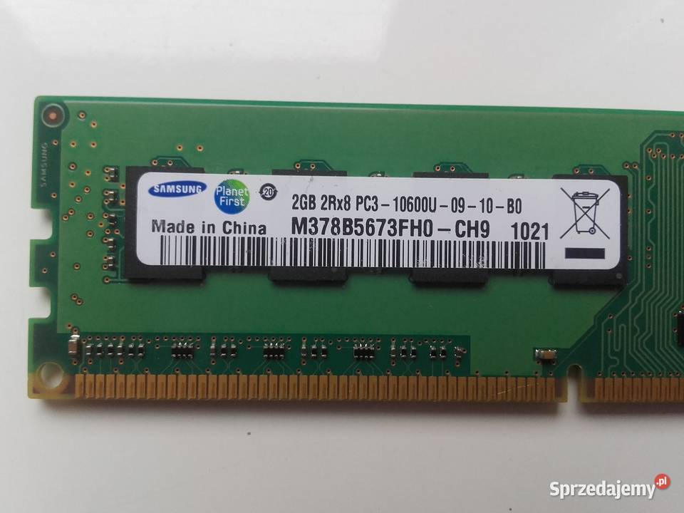 Samsung DDR3 2GB PC3 1333Mhz 10600U0910B0