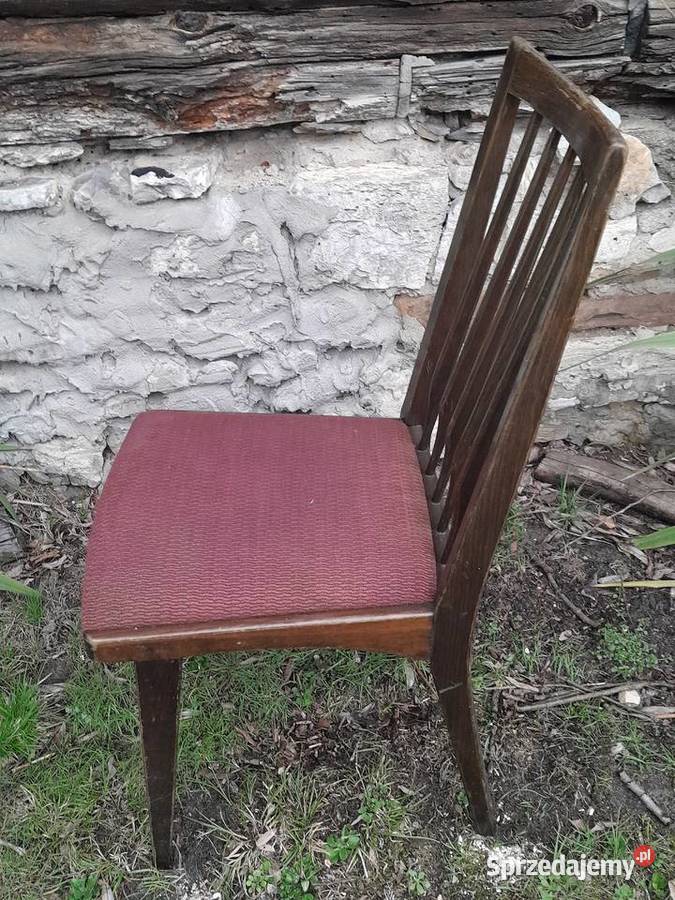Stare krzesło PRL patyczak zabytek retro vintage Dąbrowa Górnicza