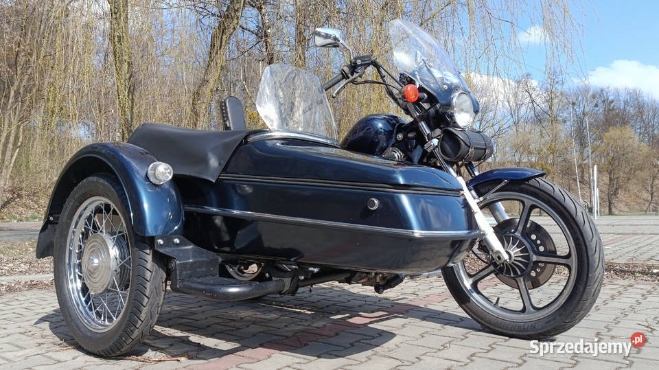 Honda VT700 z wózkiem bocznym filmik Piekary Śląskie
