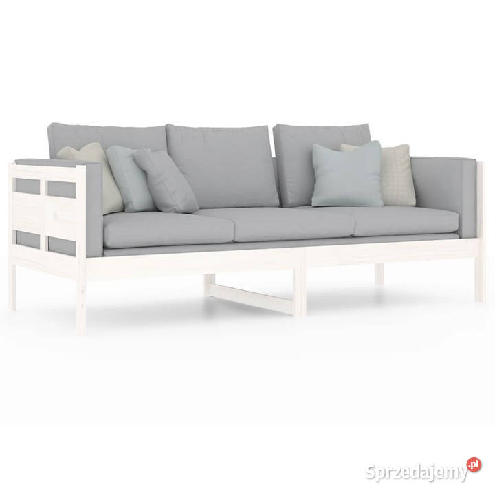 Łóżko dzienne białe lite drewno sosnowe 80x200 mazowieckie