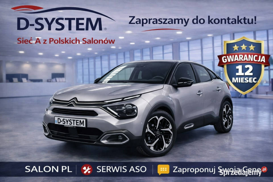 Citroen C4 2023 SHINE Salon Polska 1Właściciel