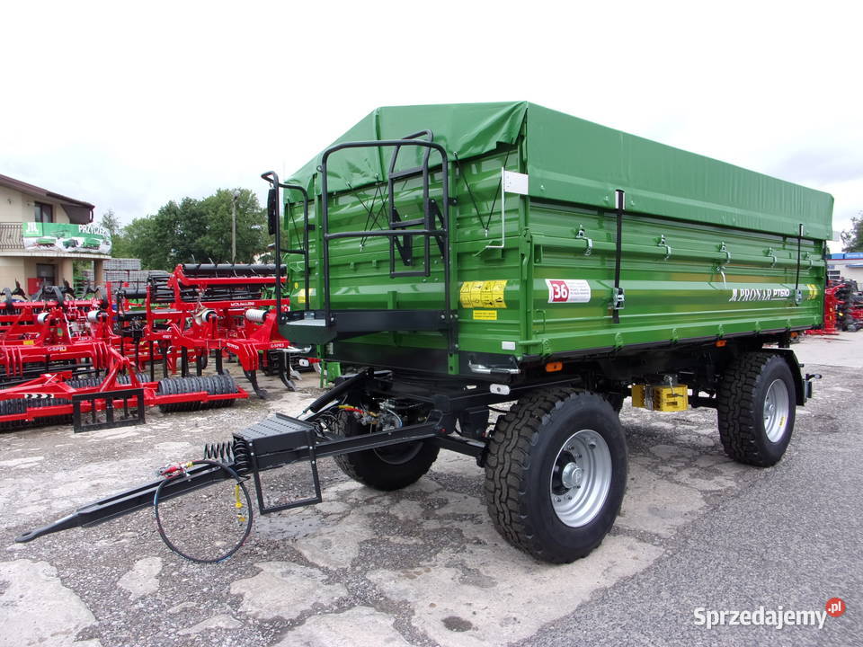 NOWA Przyczepa rolnicza dwuosiowa PRONAR PT610 nieuszkodzony łódzkie