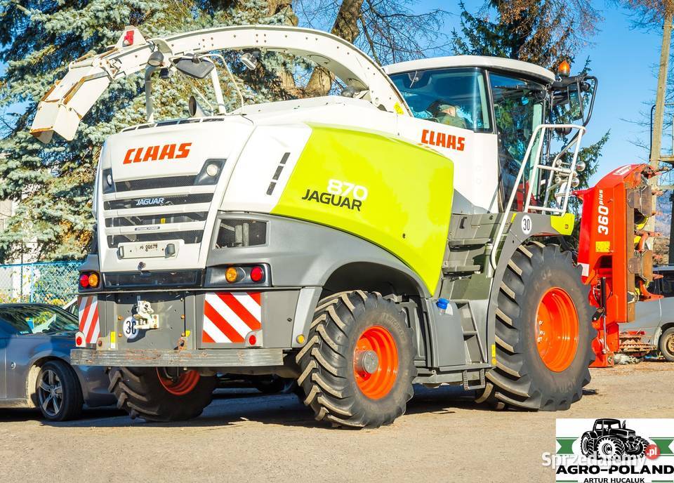 CLAAS JAGUAR 870 2015 4X4 KEMPER 360 PLUS PU300