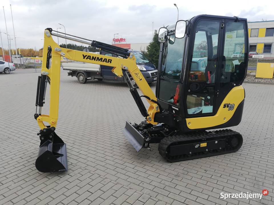 minikoparka Yanmar SV 18 ręki Szczecin