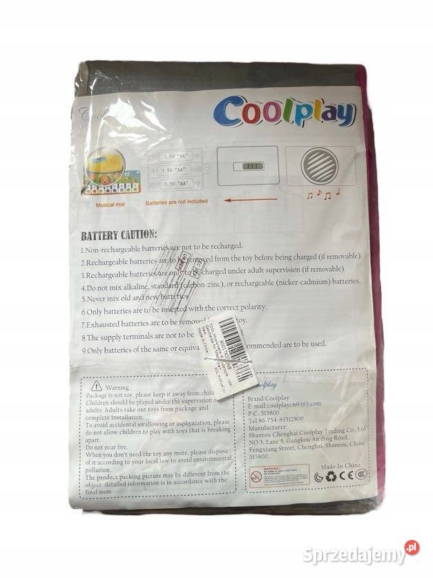 Coolplay Mata Muzyczna Interaktywna Dzieci Brzozów
