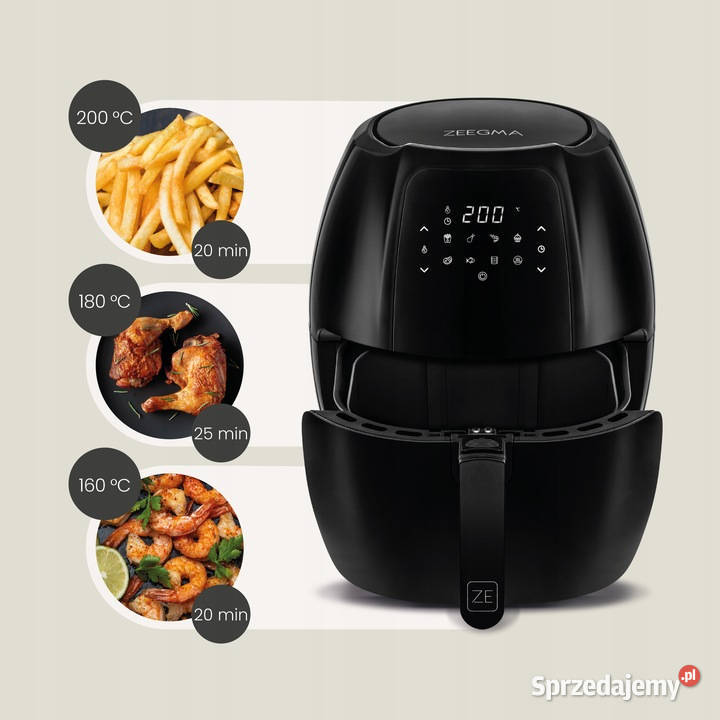 Frytkownica beztłuszczoa frytownica ZEEGMA Baranowo