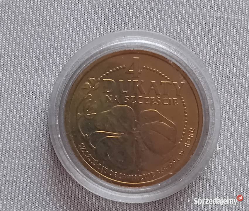 Moneta zastępcza 4 Dukaty Na Szczęście 2009 r St Koźminek sprzedam