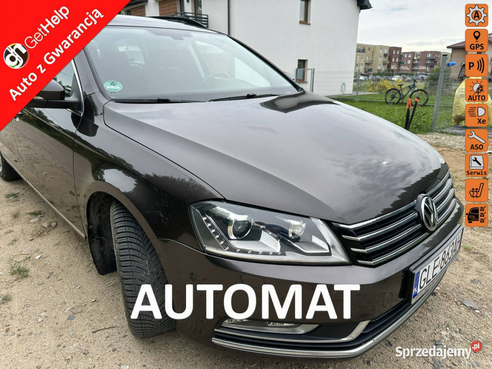 Volkswagen Passat 20 TDI biksenony system park brązowy