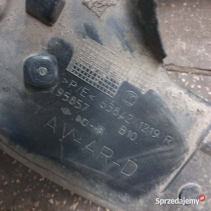 RENAULT ZOE NADKOLE PRAWY PRZOD 638421219R kujawsko-pomorskie Łochowice